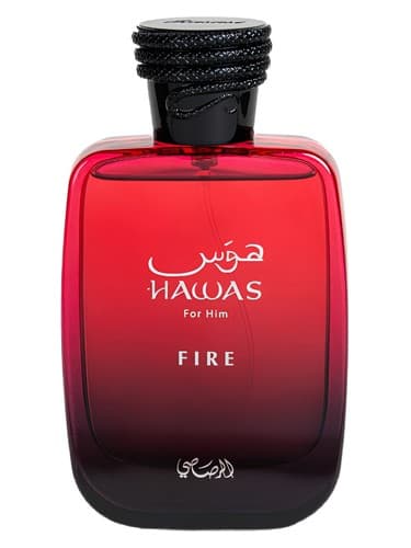 Rasasi Hawas Fire perfume bottle