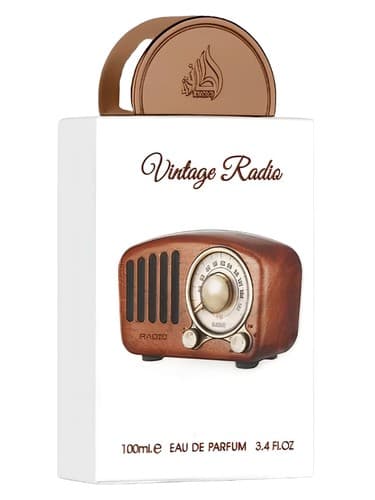 Lattafa Perfumes Vintage Radio perfume bottle