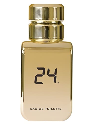24 24 Gold perfume bottle