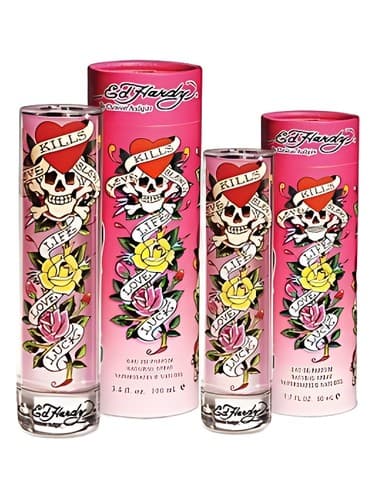 Christian Audigier Ed Hardy Women's EDT perfume bottle