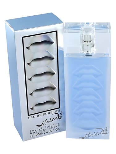 Salvador Dali Eau de RubyLips perfume bottle