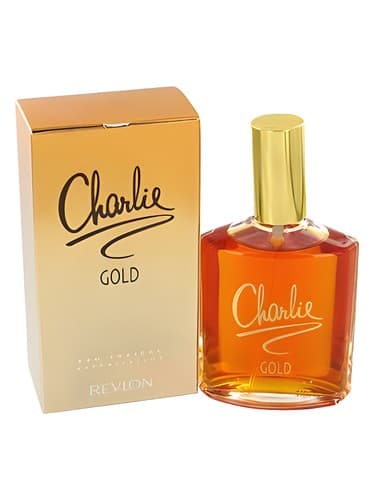 Revlon Charlie Gold perfume bottle