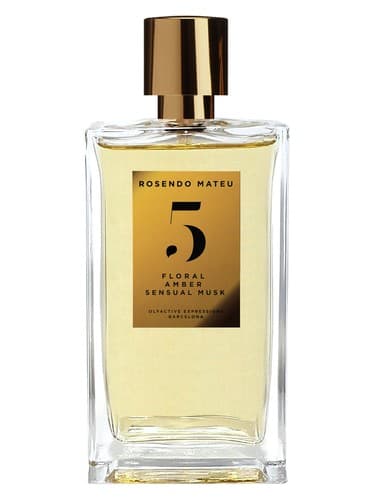 Rosendo Mateu Olfactive Expressions Rosendo Mateu Nº 5 Floral, Amber, Sensual Musk perfume bottle