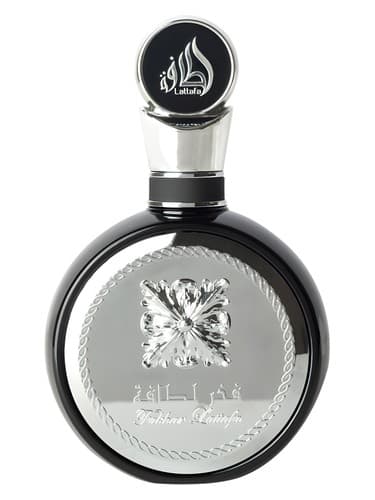 Lattafa Perfumes Fakhar Black perfume bottle