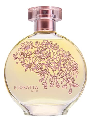O Boticário Floratta in Gold perfume bottle